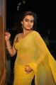 Actress Dimple Chopra Hot Yellow Transparent Saree Stills