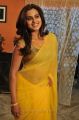 Actress Dimple Chopade Hot Yellow Transparent Saree Stills