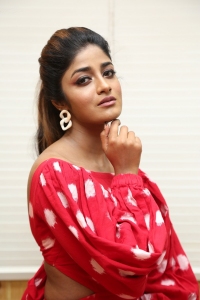 Actress Dimple Hayathi Red Dress Photos