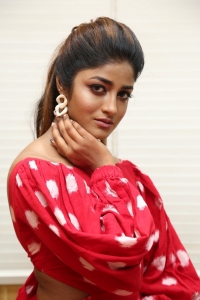 Khiladi Movie Actress Dimple Hayathi Red Dress Photos