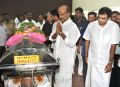Rajinikanth Pay last Respects to Dinathanthi owner Sivanthi Adithan Photos
