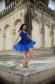 Telugu Actress Disha Pandey Hot Pictures in Blue Skirt