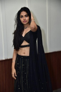 Actress Divi Vadthya Black Dress Images