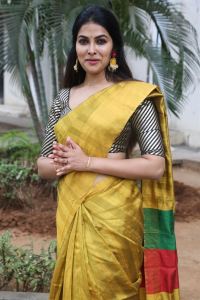 Actress Divi Vadthya Saree Phohos @ Lambasingi Success Meet