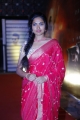 Actress Divi Vadthya Pink Saree Photos