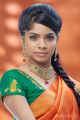 Actress Divya in Silk Saree Photoshoot Pics
