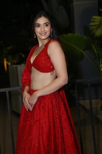 Actress Divyansha Kaushik Stills in Red Dress