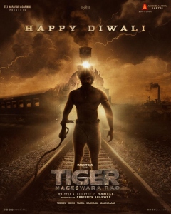 Tiger Nageswara Rao Movie Diwali Wishes Poster HD