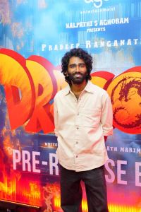 Pradeep Ranganathan @ Dragon Pre Release Event Stills