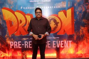 KS Ravikumar @ Dragon Movie Pre Release Event Stills