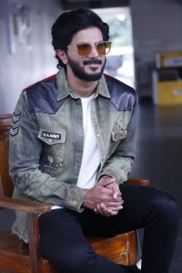 Actor Dulquer Salmaan Photos @ Sita Ramam Interview