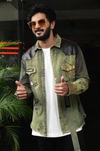 Actor Dulquer Salmaan Photos @ Sita Ramam Interview