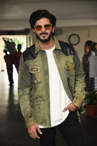 Actor Dulquer Salmaan Photos @ Sita Ramam Interview