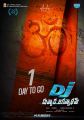 allu-arjun-duvvada-jagannadham-dj-first-look-1-day-to-go-posters