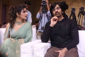 SreeLeela, Ravi Teja @ Eagle X Dhamaka Celebrations Event Stills