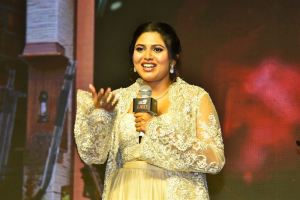 Praneetha Patnaik @ Eagle Movie Pre Release Event Stills