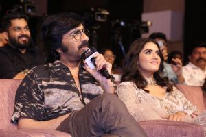 Ravi Teja, Kavya Thapar @ Eagle Movie Pre Release Event Stills