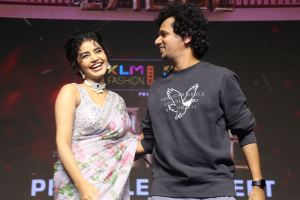 Anupama Parameswaran, Karthik Gattamneni @ Eagle Movie Pre Release Event Stills