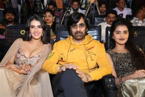 Kavya Thapar, Ravi Teja, Anupama Parameswaran @ EAGLE Movie Trailer Launch Event Stills