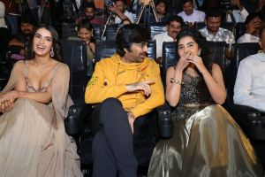 Kavya Thapar, Ravi Teja, Anupama Parameswaran @ EAGLE Movie Trailer Launch Event Stills