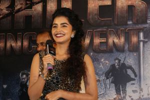 Actress Anupama Parameswaran @ EAGLE Movie Trailer Launch Event Stills