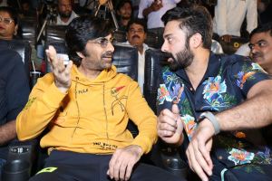 Ravi Teja, Navdeep @ EAGLE Movie Trailer Launch Event Stills