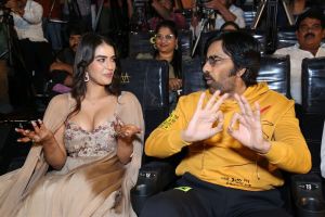 Kavya Thapar, Ravi Teja @ EAGLE Movie Trailer Launch Event Stills