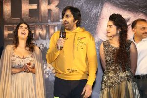 Kavya Thapar, Ravi Teja, Anupama Parameswaran @ EAGLE Movie Trailer Launch Event Stills