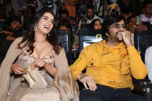 Kavya Thapar, Ravi Teja @ EAGLE Movie Trailer Launch Event Stills