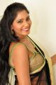 Heroine Eesha Chamundi Hot in Transparent Black Saree Photos