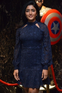 Actress Eesha Rebba Pictures in Dark Blue Skirt