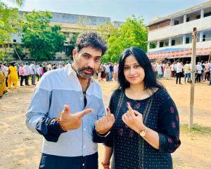 Celebrities Cast Their Vote for Elections 2024 Photos