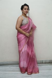 Actress Ester Noronha Saree Pics @ Tenant Movie Trailer Launch