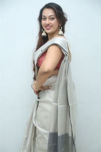 Tenant Movie Heroine Ester Noronha New Saree Pics
