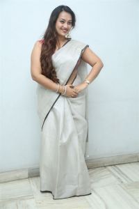 Actress Ester Noronha New Saree Pics @ Tenant Teaser Launch