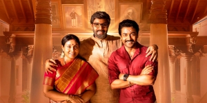 Saranya Ponvanna, Sathyaraj, Suriya in Etharkum Thuninthavan Movie HD Images