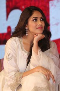 Actress Mrunal Thakur @ Family Star Movie Press Meet Stills