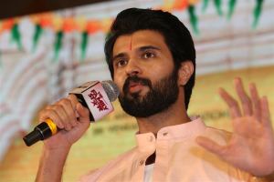 Actor Vijay Devarakonda @ Family Star Movie Press Meet Stills