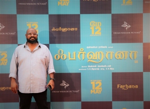 Director Nelson Venkatesan @ Farhana Movie Press Meet Stills