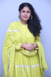 Actress Faria Abdullah in Yellow Salwar Kameez Pictures