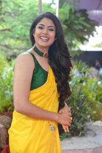 Actress Faria Abdullah Pics @ Ravanasura Movie Opening