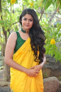 Actress Faria Abdullah Pics @ Ravanasura Movie Opening