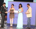 Yami Gautam falicitating the 1st runner up Steffi Natalya of 'Femina Style Diva' Pune