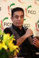 Kamal Hassan at FICCI MEBC Chennai Closing Ceremony Press Meet Stills