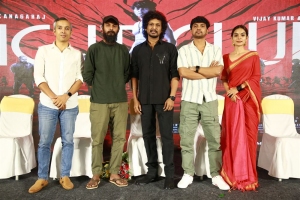 Aditya, Abbas A Rahmath, Lokesh Kanagaraj, Vijay Kumar, Monisha Mohan Menon @ Fight Club Movie Teaser Launch Stills