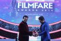 Sarathkumar, Allu Arjun @ Filmfare Awards South 2015 Photos