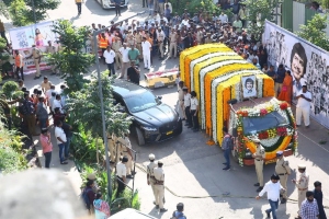 Final Rites of Superstar Krishna Photos