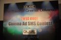 First Ever Cinema Ad SMS Contest on Qube Cinema Network