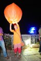 Flying Sky Lanterns Buddha Statue Hyderabad