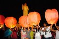 Flying Sky Lanterns Buddha Statue Hyderabad